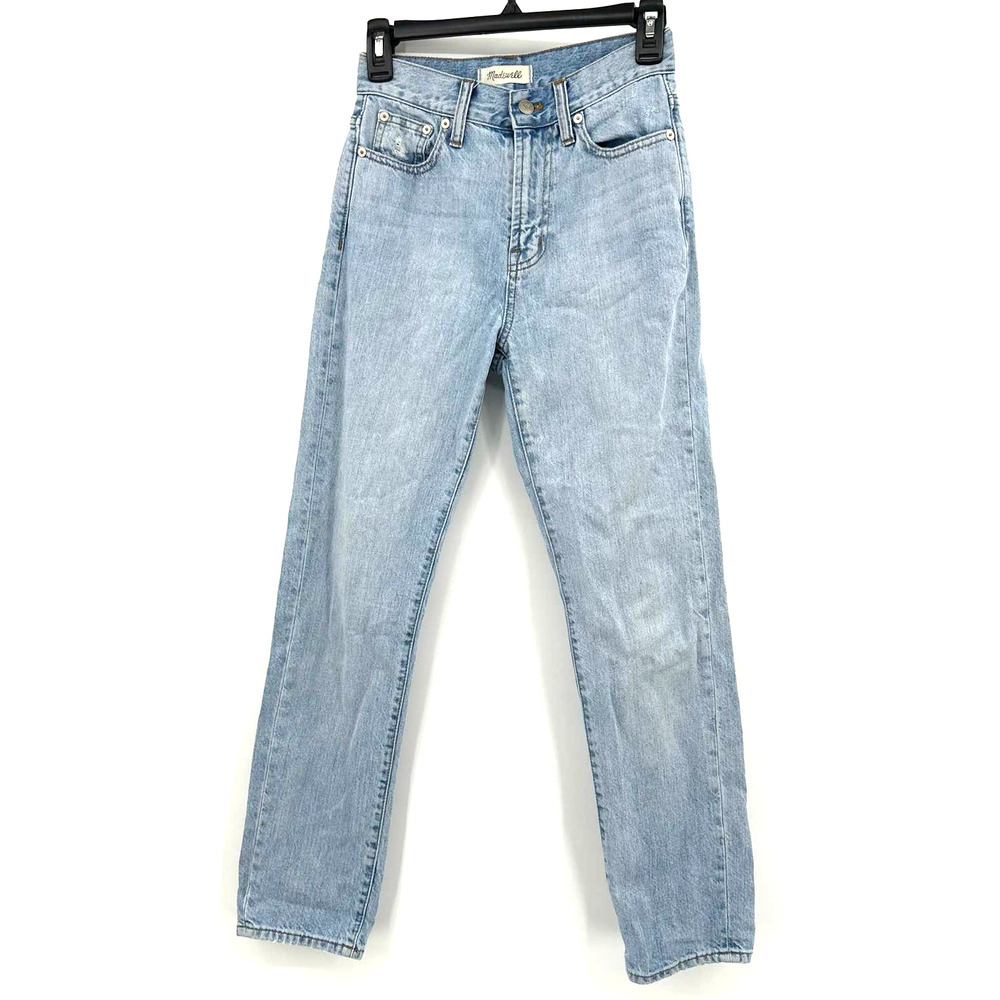 Madewell size 23 the perfect vintage jean light wash 100% cotton blue jeans